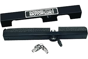 DRAW-TITE FULTON PERFPORMANCE OML 0127 Outboard Motor Lock,Black