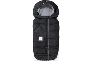7 A.M. 7AM Enfant Stroller, Carseat Footmuff - Blanket 212 Evolution Cover for Car Seat & Stroller, Adjustable Cold Weather, Water Repellent, Warm Sleeping Bag for Baby & Infant, Grows with Child (6M - 4T)