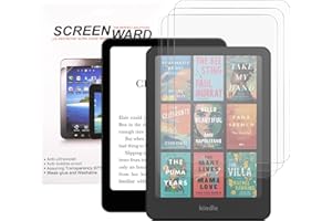 BHHB Lot de 3 Films de Protection d'écran en PET pour Kindle Paperwhite 7" 12ème Génération 2024 et Kindle Colorsoft Signature Edition, 2025