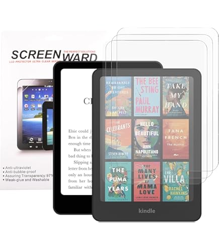 2x film transparent Protection d'écran pour Kindle