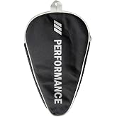 By Leon 1982 Performance Table Tennis Racket and Ball Pouch (Black-White)