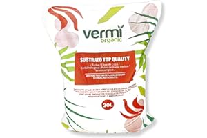 VERMIORGANIC | Sustrato Universal TopQuality, 20L (Categoría Extra) | Tierra para Plantas | Producto 100% Orgánico | Mejora el Crecimiento y la Resistencia de Las Plantas