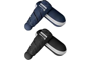 BAODINI, Mini ombrello da viaggio con custodia, piccolo, compatto, con protezione solare anti-UV, leggero, piccolo, tascabile, Mini