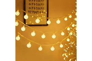 Zorela Globe Fairy Lights, 15M/49ft 100 LED Globe String Lights with Remote - USB or Battery Powered - 8 Modes - Outdoor Indoor String Fairy Lights for Christmas, Balcony, Gazebo, Garden, Camping