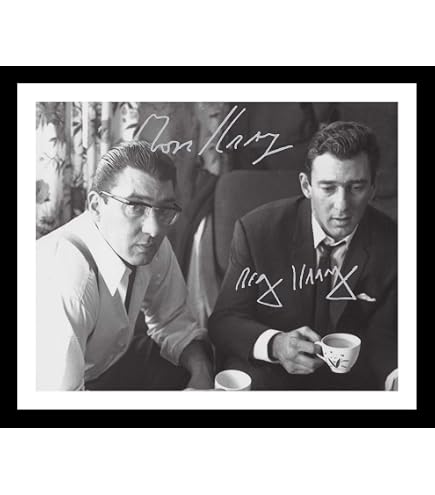 Tableau Toile Kray Twins Abstrait - Impression Giclée Sur Cadre Bois, édition Limitée UK