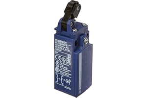 Schneider Electric - Telemecanique Sensors XCKN2121G11 XCKN Interruptor de Límite, Horquilla de Rodillo Termoplástico, Émbolo, 1NC + 1NO, a Presión