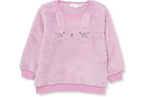 NAME IT Baby-Mädchen Nbfsasie Ls Teddy Pullover