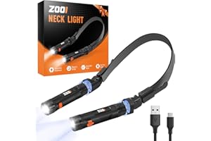 ZOOI Gifts for Men, Multi Tool Gadgets Stocking Fillers for Men, Reading Neck Light with Magnetic Removable Lamp, Mens Gifts for Dad Birthday Presents for Dad Christmas Gifts for Him