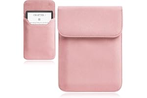 Lightweight Sleeve Case 6-Inch for Kindle 11th Gen 2024/2022, Kindle 10th Gen 2019, Paperwhite 10th Gen 2018, and Kindle 5th-7th Gen (2012-2016) Portable Protective Pouch Bag for Kobo Clara E-Reader