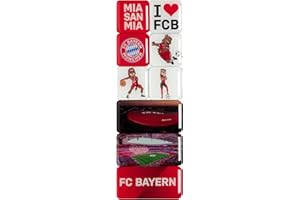 ‎FC BAYERN MÜNCHEN FC Bayern München Magnet 9er-Set Kinder I Fußball