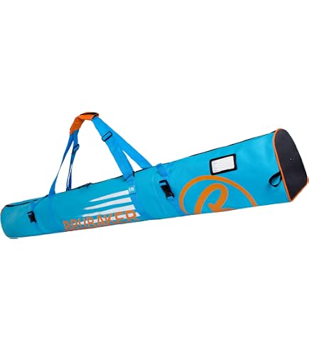 BRUBAKER Housse à Skis Carver Pro 2.0 - Rembourrée 170cm Fuchsia/Noir Série Limitée