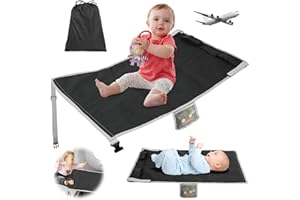 ZephyrCraft Letto da viaggio per bambini in aereo, estensione regolabile per i più piccoli, amaca portatile per gambe e oggetti essenziali per dormire in aereo, lettino da viaggio leggero per bambini