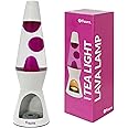 Fisura Lava Lamp with Candle. Electricity-Free Lamp. Eco-Friendly Motion lamp. Original Gift. Measurements: 29 centimetres x 8.5 centimetres