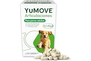 YuMOVE Articulaciones y Condroprotector Perros Adultos 6-8 Años, 120 Comprimidos, Apoya la Movilidad y Refuerza Las Articulaciones con Glucosamina, Condroitina y Ácido Hialurónico