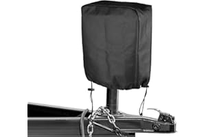 LINKSTYLE Deichselabdeckung, Universale Deichselhaube Wasserdichtes Hochleistungs Nylon Wetterschutz Plane Deichselschutzhülle für Wohnwagen Wohnmobil und Anhängertypen