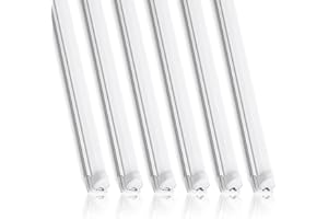 Barrina LED Batten Light 4FT/117cm, 36W 4200lm, 6500K Double Row LED Beads, T8 Fluorescent Tube Replacement for Garage Shed Loft Office Workshop Lighting, 6 Packs