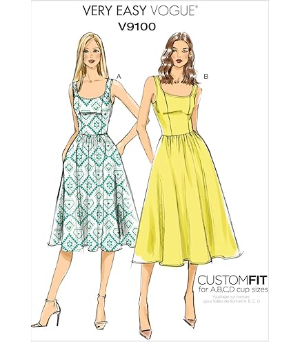 Patron De Couture Vogue VGE 8955 - Taille 42 à 50, Pantalon Ample à Jambes Larges Avec Ceinture Et Plis - 9