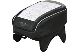 Nelson-Rigg Route 1 Journey Highway Cruiser Magnetische Tanktasche, passend für Harley Davidson, Indian, Honda, Yamaha, Suzuki und mehr