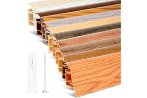 ‎TJ TJ Sockelleisten Innenecke in Tabasco I 1 Stück I Eckstück aus PVC für Fußleisten I langlebige Eckkappe aus robustem Kunststoff in modernem Holzdesign I einfache Montage