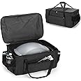 samdew Portable Grill Cover Compatible with Weber Q1000 Q1200 Propane Gas Grill, Grill Carry Bag Compatible with Weber Q1400 Electric Grill, Camp Grill Tools Bag with Handle, Bag Only (Patent Design)