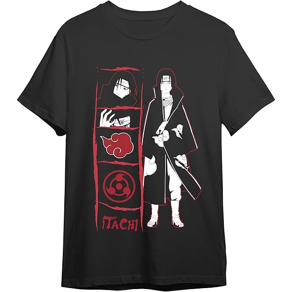 T-shirt Homme Naruto Shippuden - Gaara Tempête De Sable - Rouge - Taille M