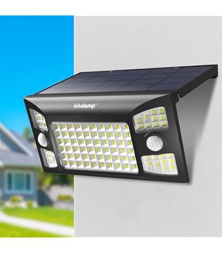 LOTMOS 2 Stück Solarlampen für Außen mit Bewegungsmelder, 342 LED Aussenleuchte Solar IP65 Wasserdicht Solarleuchte 3 Modi Strahler mit Fernbedienung, Solar Lampe Outdoor für Garten Garage Aussen LOTMOS 2 Stück Solarlampen für Außen mit Bewegungsmelder, 342 LED Aussenleuchte Solar IP65 Wasserdicht Solarleuchte 3 Modi Strahler mit Fernbedienung, Solar Lampe Outdoor für Garten Garage Aussen