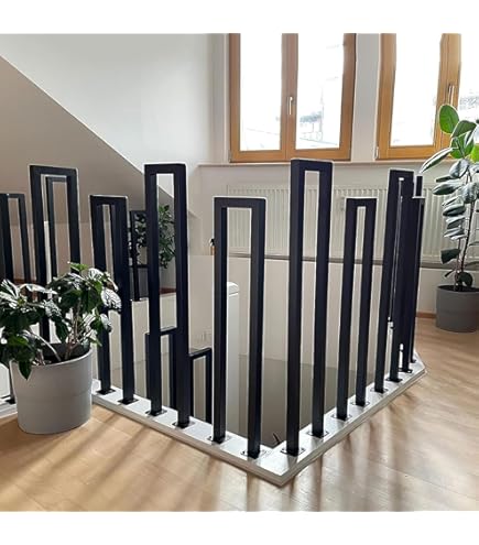 Antislip Leuning Voor Trap Trapleuning Binnen Zwart - U-vorm, Metaal, Scandinavisch Design, Hoogte 65 Cm, Voor Trap Of Balkon Leuning Trap Antislip Leuning Voor Trap Trapleuning Binnen Zwart - U-vorm, Metaal, Scandinavisch Design, Hoogte 65 Cm, Voor Trap Of Balkon Leuning Trap