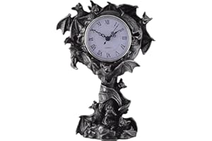 ‎VOGLER JOH. VOGLER GMBH VOGLER Joh. Vogler GmbH Standuhr mit Fledermausschwarm, aus Kunststein, handbemalt