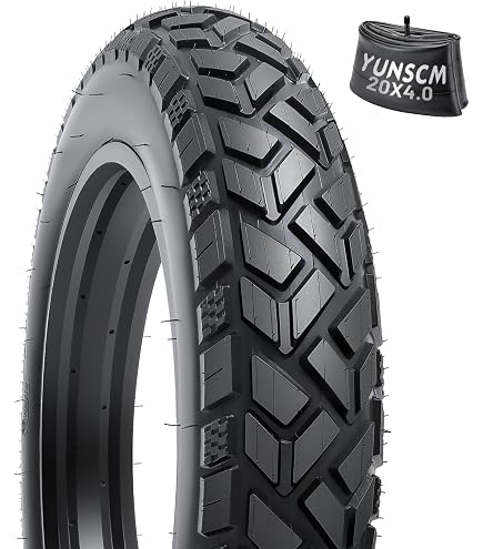 VEE Tire Unisex - Adult E-Huntsman Bicycle Tyre, Black, 20 x 4.0