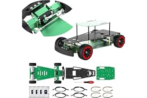 Yahboom RC Car DIY Ackerman Robot Kit - Chasis de Metal Completo con Control Remoto
