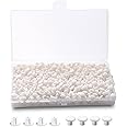 Drill Hole Cover Caps Plastic Hole Plugs M5 600pcs for Blanking Furniture Kitchen Cabinet Shelf Button Bracket Cupboard Bookcase Closet，Suit for 5mm Holes White
