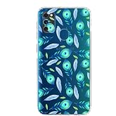 PrintiFy Samsung Galaxy M21 ile Uyumlu Nazar Boncuğu 3 Baskılı Kamera Korumalı Şeffaf Silikon Kılıf