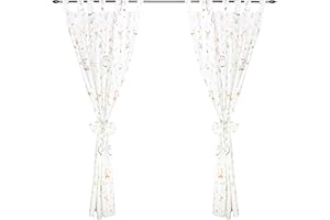 TupTam Tende con Bracciali per Camerette per Bambini 2 pz, Radura/Cervo, c. 155x95 cm