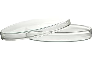 Witeg 5 830 005 B Boîtes de Petri avec couvercles, diamètre 100 mm x 20 mm, Verizon, Sprint, Ensemble complet, verre borosilicate 3.3
