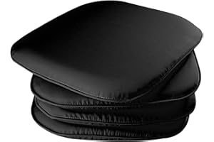 RACE LEAF Lot de 4 coussins de chaise de jardin, coussins de chaise pour chaises de salle à manger, coussins de siège d'intérieur et d'extérieur, pour votre salon, terrasse, voiture, et plus encore