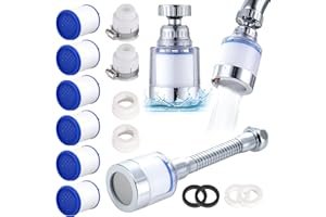 DBUWQIPS 2 Stück Wasserfilter Wasserhahn Wasserhahn Filter Wasserfilter Trinkwasser Wasserhahn Wasserhahn Filter für Trinkwasser Geeignet für die Filtration von Wasser aus dem Wasserhahn in Küche und Bad