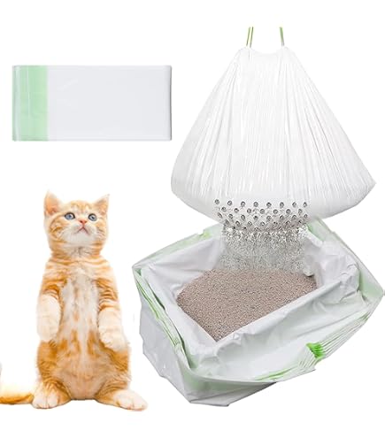 Sacchetti Per Lettiera Gatto XL - 30 Pezzi, 115x45 Cm, Coulisse, Antistrappo - Foto 9