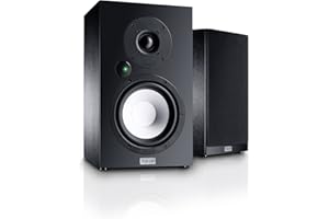 Magnat Multi Monitor 220 | Aktives Lautsprecherset mit aptX Bluetooth, Phono-Eingang und Fernbedienung | Komplettsystem für Vinyl- und Streaming-Nutzer, Schwarz