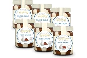 Brinkers Chocolate Symphony No.4 Milch & Schokoladen Mousse, Brotaufstrich für den Frühstücks-tisch, Ideal auf Brot und Brötchen 6x 210g