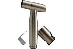 CYILIUEN Press-Free 304 Stainless Steel Bathroom Bidet Spray with Water Tank Hook for Shower Bathroom Douche Water Plumbing 1407F4