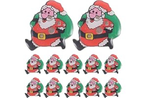 Amosfun Led Weihnachtsbrosche 25Er Set Blinkende Anstecknadeln Mit Licht Weihnachtsanstecker FüR Weihnachten Party Dekoration