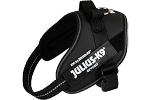 JULIUS-K9 Pettorina IDC Power, Taglia: Mini/S, Nero - finta pelle