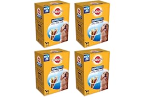 Pedigree Dentastix Snack per la Igiene Orale (Cane Grande +25 kg) 270 g 28 Pezzi - 4 Confezioni da 28 Pezzi (112 Pezzi totali)