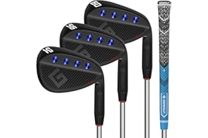 Gowolf Premium Forged Full Face Golf Wedges 50/52/54/56/58/60/69 Degree Individual or Set for Men, Right Hand Gap Wedge Sand Wedge Lob Wedge, Golf Clubs CNC Milled Face for More Spin - Great Golf Gift