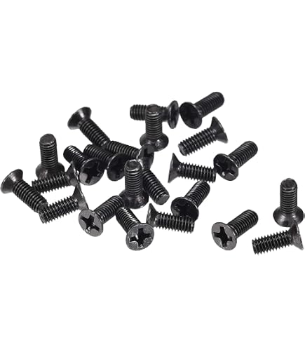 Uxcell M5x20mm Flanged Socket Head Screws, 50pcs 8.8 Grade Carbon Steel