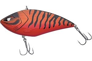 Berkley Zilla Lipless Pike Fishing Lure -Fast Sinking Jerkbait / Crankbait with with extreme Loud Rattle, Fusion 19 Treble Hooks - Lead Free