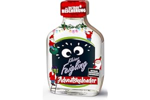 PIHAMI Adventskalender 2021 von Kleiner Feigling I Weihnachtskalender 24x kleiner Feigling a 0,02 l 17,08% Vol.