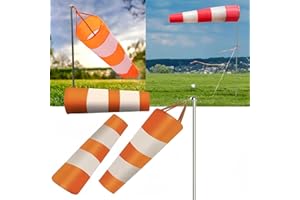 Cutiolly Manica a Vento Regolamentare,Manica a Vento,Manica a Vento per Esterno,Indicatore Vento,Manica a Vento Impermeabile,Sacco Vento per Esterni,Sacchi a Vento per Il Giardino (2pcs)