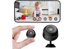 ORAOLO Mini Telecamera Spia Nascosta Wifi 1080P Interno Microcamera Spia wifi Invisibile con Audio Mini Videocamera Sorveglianza Senza Fili Sicurezza per Casa Spy Cam con Rilevamento Movimento Controllo App