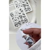 Kelebek Desenli Tırnak D&ouml;vmesi Tırnak Tattoo Nail Art Tırnak Sticker ScaNM277